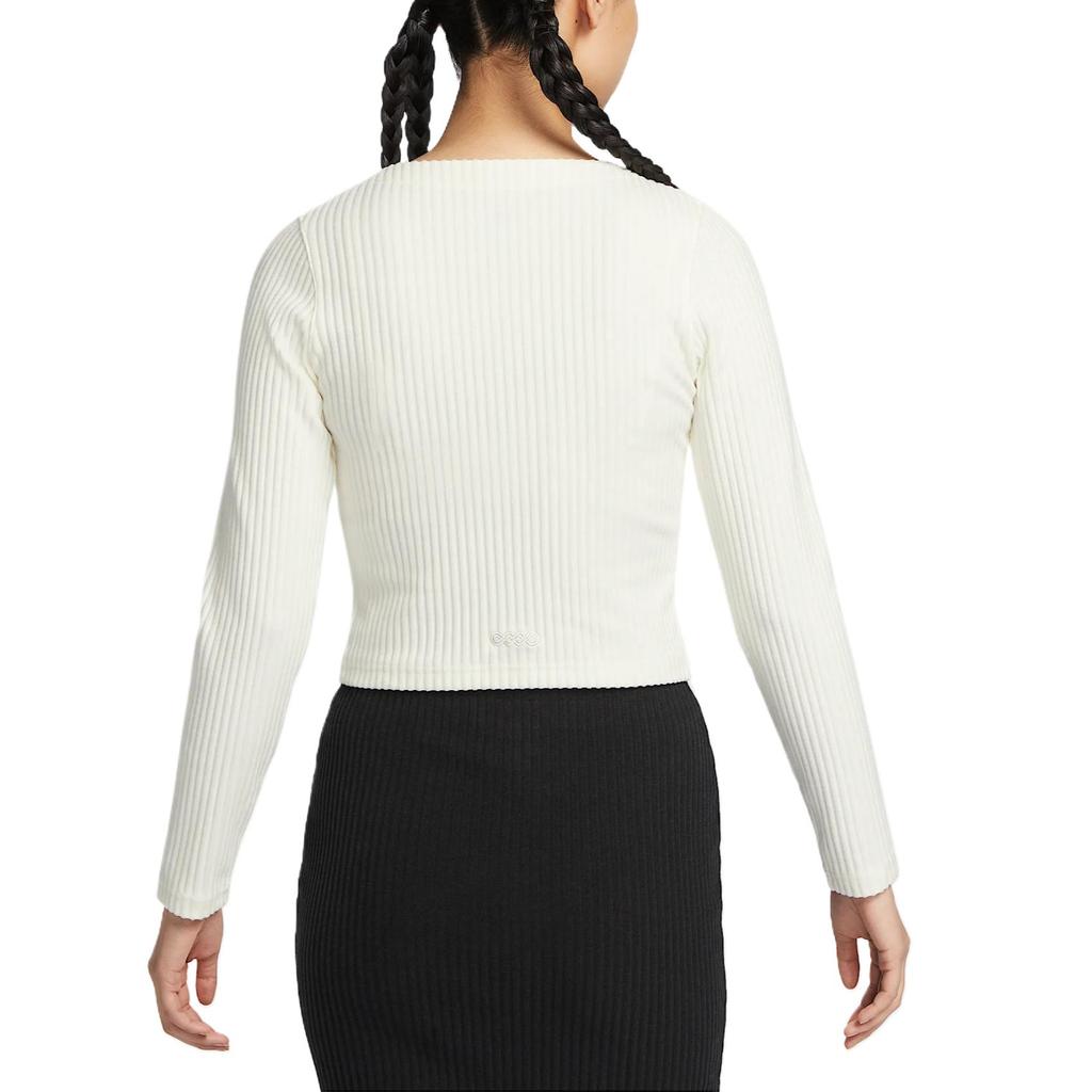 Nike Спортивная одежда Chill Rib Snake Welcome Series Облегающий укороченный топ на молнии Женские топы Парусник HV8459133