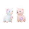 Charming Short Plush Alpaca Keychain Creative Bag Accessory Stuffed Toy