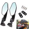CNC Aluminum Motorcycle Adjustable Rear View Mirrors for Suzuki GSXR 600 750 1000 Hayabusa(All Years) Honda CBR Kawasaki