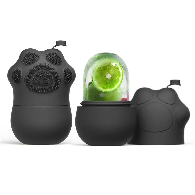 Creative Cat Claw Ice Facial Roller Silicone Ice Ball Face Massager Lifting Contouring Tools Trays Beauty Skin Care