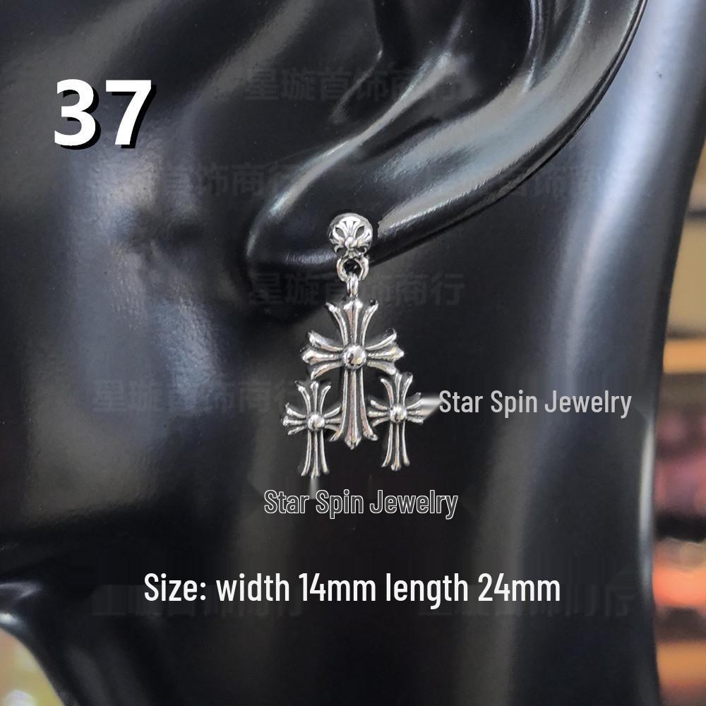 Новые висячие серьги G-Dragon с цветными бриллиантами для мужчин и женщин, белая медь, тайское серебро, серебряная игла s925