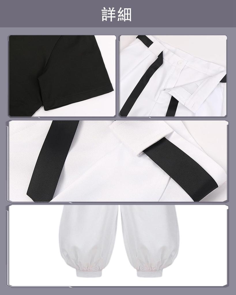 Fushiguro Cosplay с Jujutsu Kaisen Cosplay Полный взрослый культурный Fushiguro Cosplay парик [Kamizuryoshin] Tōji парик, костюм, набор, костюм, костюм,