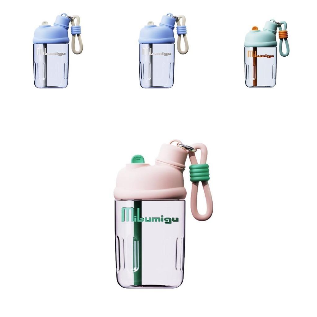 Современная и минималистичная бутылка для воды Tritan с соломинкой для мальчиков и девочек, идеально подходит для использования в офисе, дома и в машине