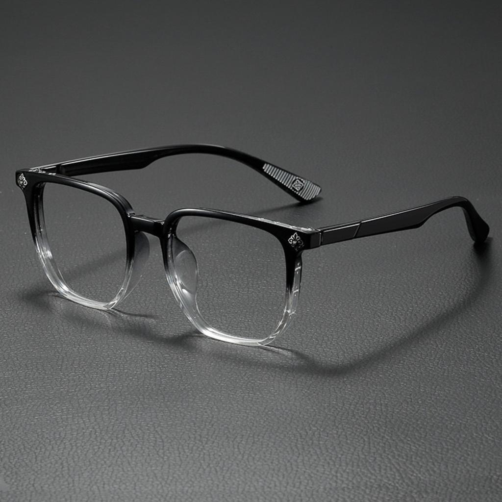 New Temperament Anti Blue Light Glasses Large Frame Flat Light Eye Protection Glasses Neutral Decorative Glasses