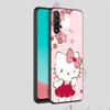 Чехол KT70 Hello Kitty для Xiaomi Poco X6 X4 M5 M6 F5 F6 C65 C55 C50 C51 C40 Redmi Note 7 8 14C A3X 13C 12C 11 10A 9C Pro черный мягкий чехол