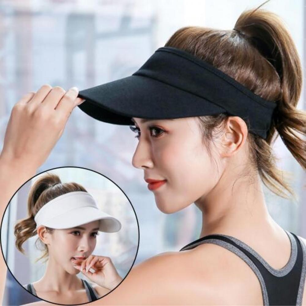 New Arrivals Open Run Women Golf Hat Sun Shield Sporty Cotton