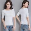 Women's Slim Fit Half-Sleeve T-Shirts - Perfect for Spring & Autumn, Ideal As Innerwear.