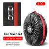 SEAMETAL 1pc 16-23 Inch Universal Car Spare Tire Cover Garage Protective Cover Waterproof Oxford Tire Protection