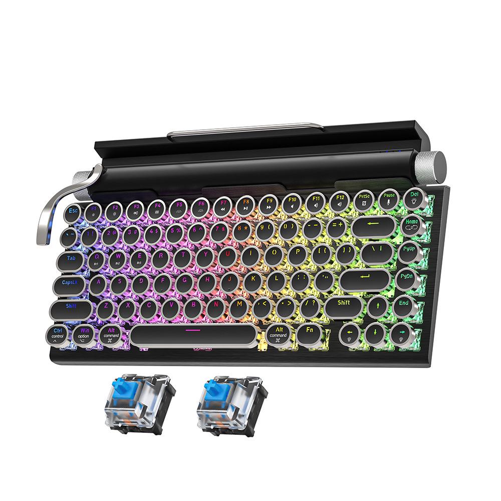 Механическая клавиатура с RGB-подсветкой и игровой набор мыши для офиса и игр