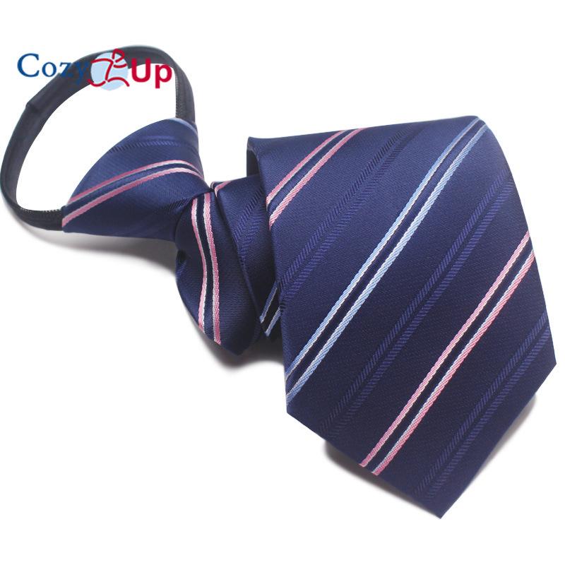 Cozy Up 1 шт., 7 см/2,75 дюйма, легкий галстук в полоску, удобный галстук для мужчин и женщин