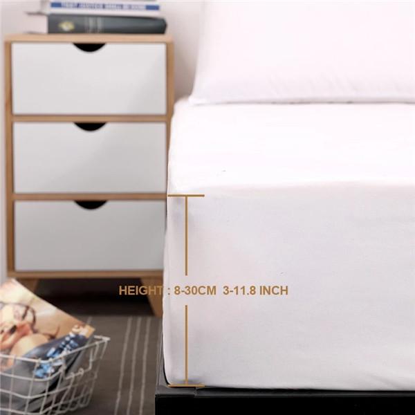 Водонепроницаемый наматрасник на резинке с барьером от мочи и защитой от постельных клопов