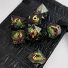 Resin Quicksand Dice Liquid Core DND Dungeons & Dragons TRPG Board Game Dice Set Running Group Cthulhu