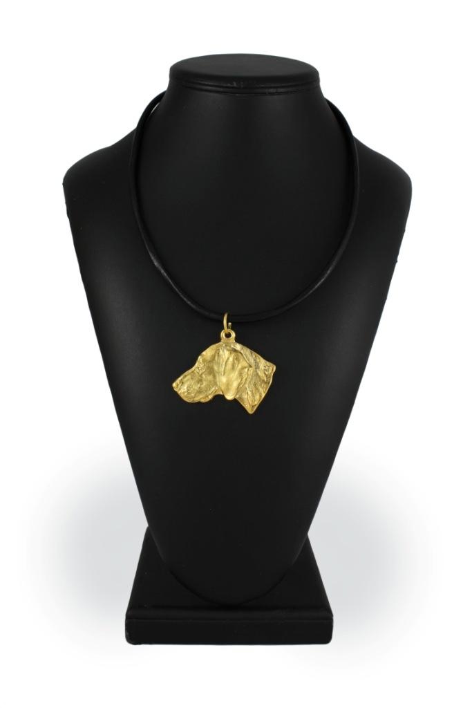 Weimaraner, Grey Ghost - Dog necklace in gift box, gold-plated pendant for dog fan, striking jewellery by Art-Dog