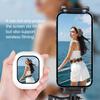 2.01 Inch Vlog Selfie Monitor Screen Magnetic Phone Back Camera Selfie Monitor for Live Streaming White