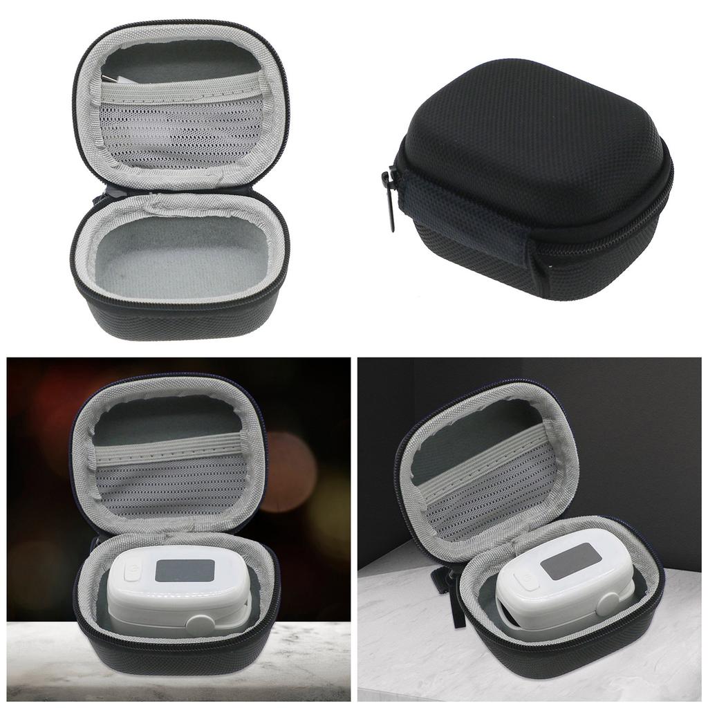 Protective Case Compact Storage Bag Travel Oximeter Bag Oximeter Holder Shockproof Case for Fingertip Pulse Oximeter