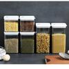Кухонный ящик для хранения, прозрачная герметичная банка, органайзер для хранения зерна, фасоли, контейнеры для еды, коробки для хранения в холодильнике
