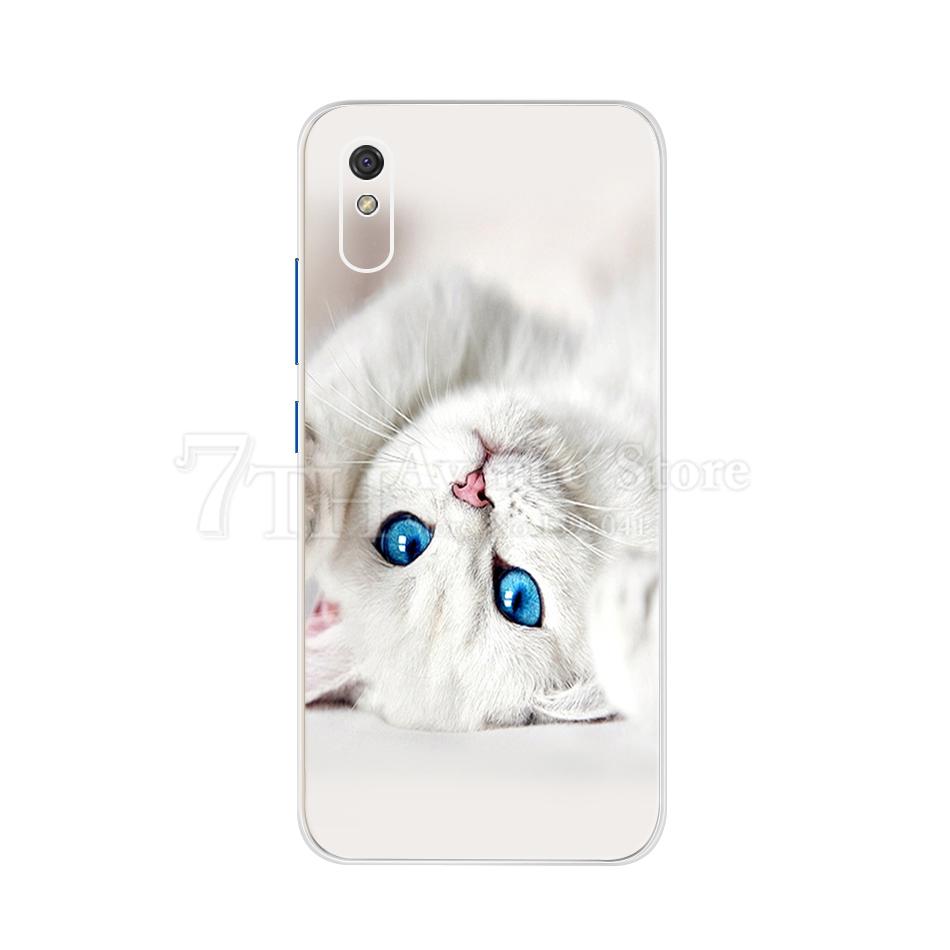 For Xiaomi Redmi 9A 9C 9 Case Cute Cat Printed Soft Silicone TPU Back Cover For Redmi 9A Phone Case Redmi 9C Redmi9 Bumpers