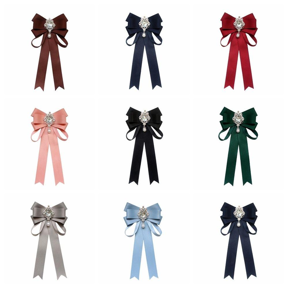 Removable Cross Bowtie JK Uniform Decor Neck Collar High Quality Solid Bowtie
