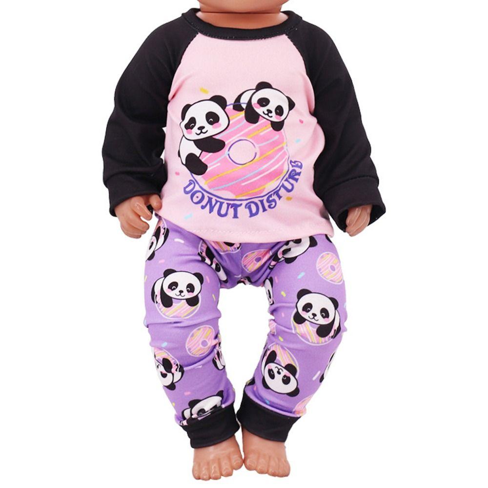 Girl Playing House Dollhouse Accessories Mini Home Wear Shirt Pants Dolls Pajamas Doll Clothes