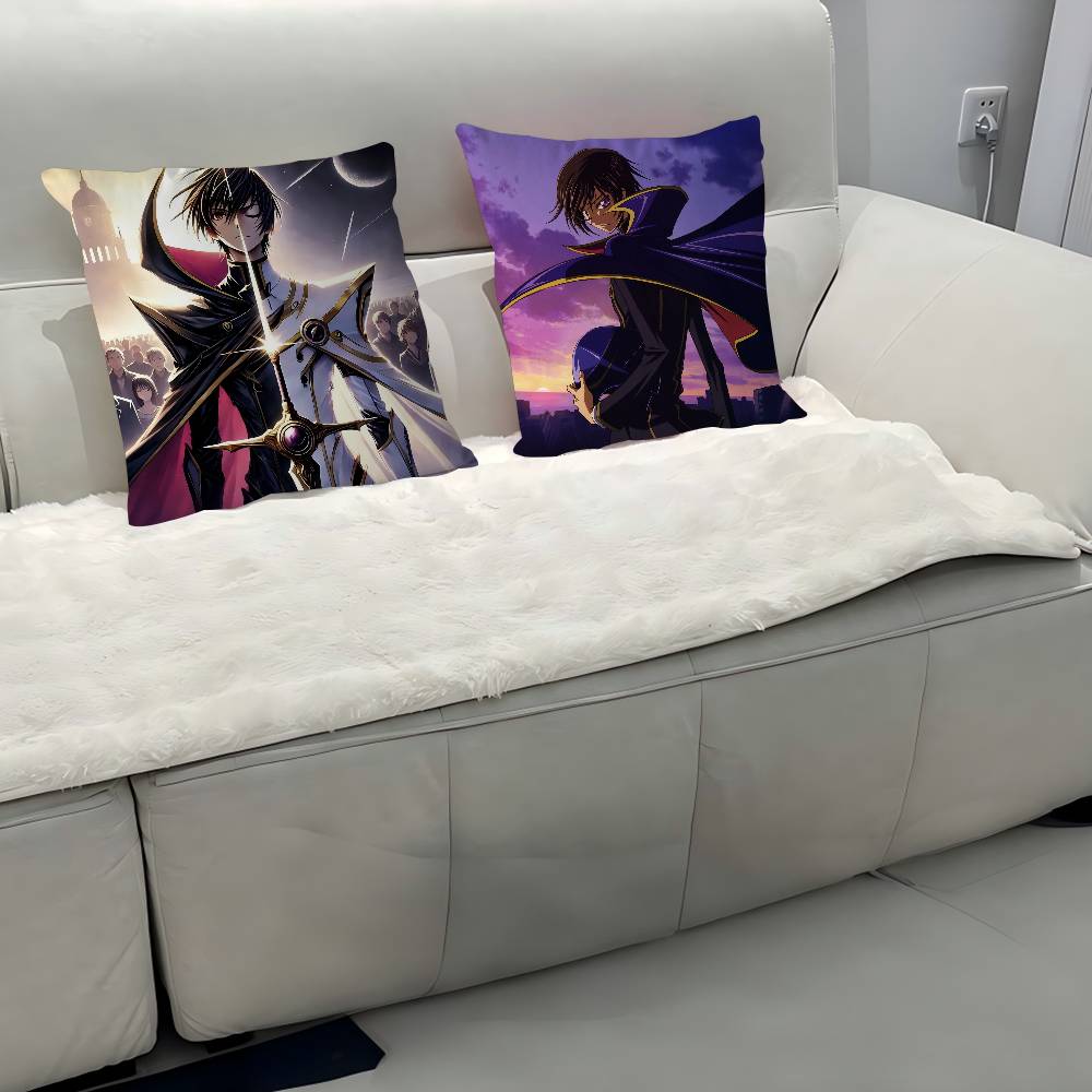 C-Code G-Geass Anime Maple Design Cushion Cover Happy Autumn Harvest Decor Holiday Decorati Pillow Cover