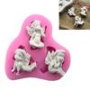 3D Baby Angel Cake Mold Silicone Mould Fondant Cupcake Sugarcraft Baking Decor