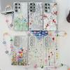 Small Floral Imd Hard Shell Summer Suitable for Samsung S25 S24 Ultra Mobile Phone Case with Lens Film Bracelet