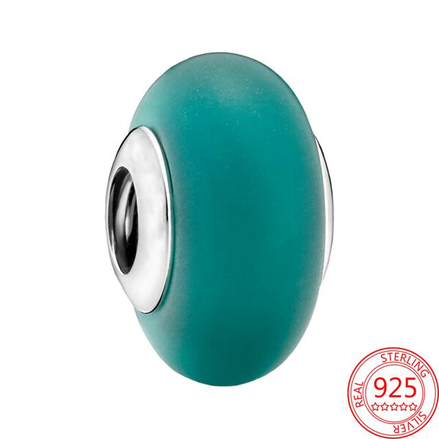 Подвеска из стерлингового серебра 925 пробы, романтическая розовая любовь, фиолетовый камень, подходящий для модного браслета для женщин, изготовление ювелирных изделий своими руками