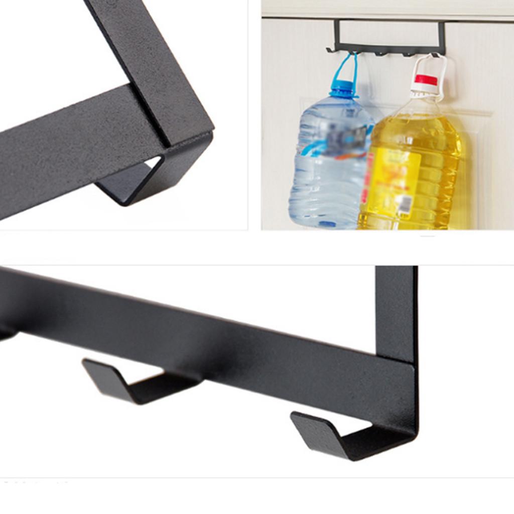 Над дверью 5 крючков Домашняя ванная комната Органайзер Вешалка для одежды Шапка Вешалка для полотенец