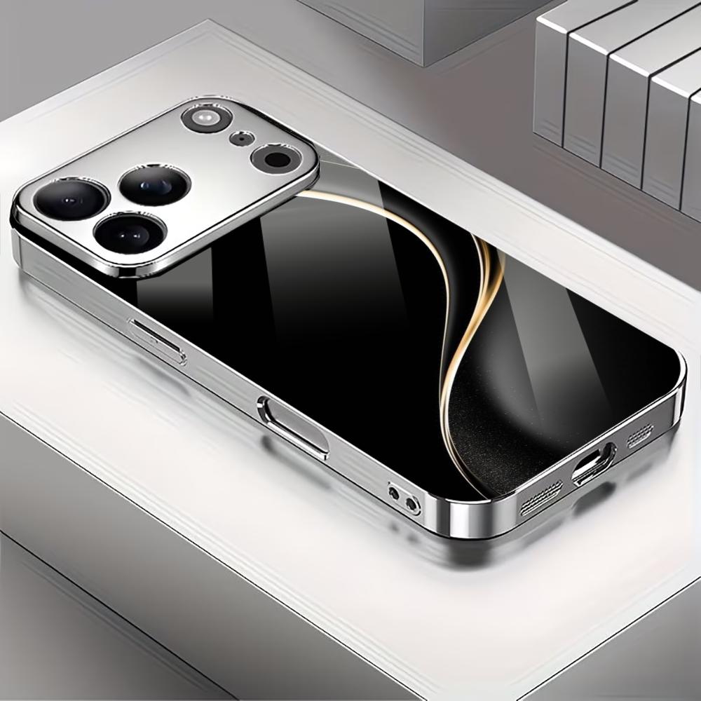 Деловые модные чехлы для телефона carcasa Smartphone Чехол для телефона из стекла для iPhone 17 16 15 14 13 12 11pm Pro Plus fundas Мужской стиль