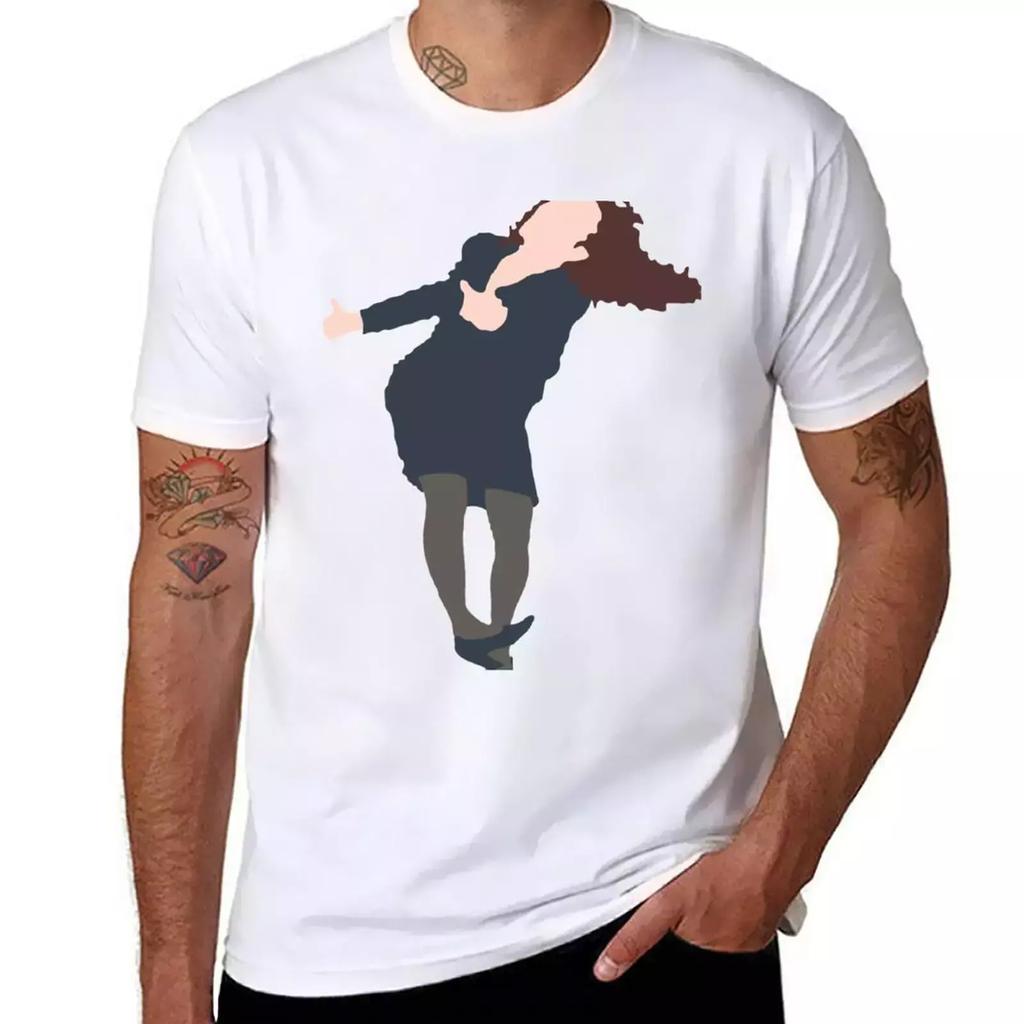 Elaine Dancing T-Shirt customs sports fans Short sleeve tee t shirt men