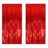 2 Pack Tinsel Streamers Party Decorations Fringe Backdrop Themed Decorations Foil Curtain Backdrop Birthday Party Decor Supplies