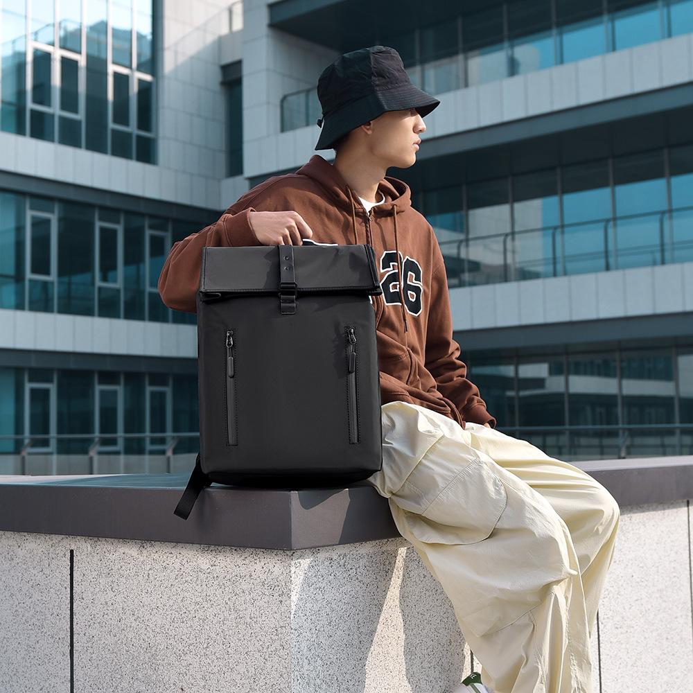 Мужская сумка для компьютера через плечо, большой вместительный дорожный рюкзак, простой дорожный рюкзак, сумка для колледжа