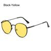 Vintage Metal Frame Sun Glasses UV Protection Hippie Glasses Trendy Round Sunglasses  for Women Men