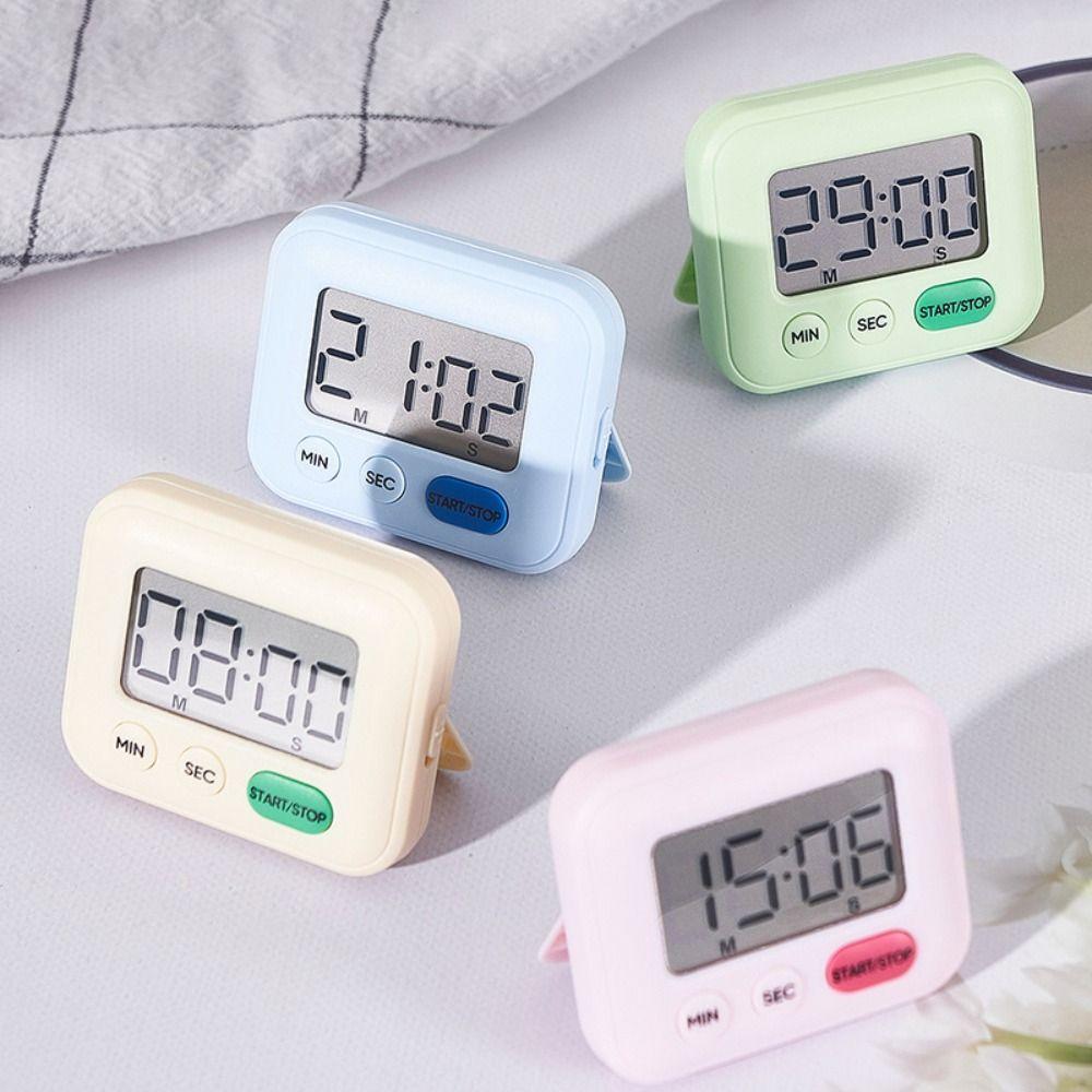 with Stand Countdown Timer Large Screen Sleep Stopwatch Mini Kitchen Timer Kitchen Accessories