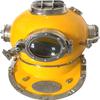 Желтый водолазный шлем - 45,72 см, шлем для подводного плавания ВМС США Mark V Commando