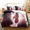 New Fashion Inuyasha Bedding Set Single Twin Full Queen King Size Bed Set Adult Kid Bedroom 3D  bed sheets and pillowcases