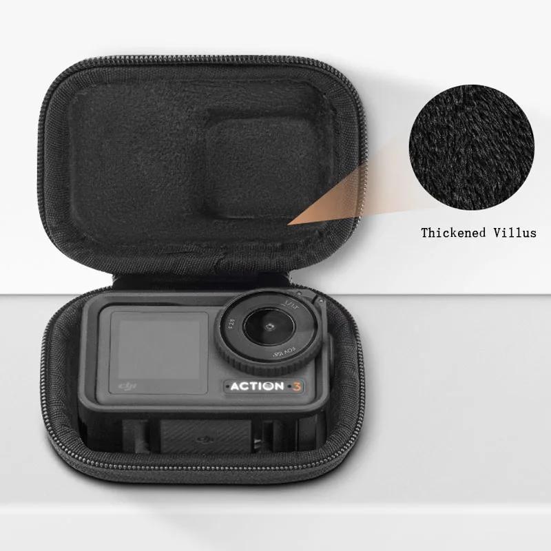 Мини-сумка для DJI Osmo Action 4 3 GoPro 13 12 11 10 9 8 Аксессуары для спортивной камеры Портативная водонепроницаемая защитная сумка для хранения