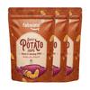 Fabeato Smokey BBQ Sweet Potato Chips |Vacuum Fried |Gluten Free | Vegan Friendly Snack| Vegetable Chips – (Pack of 3 X40g)