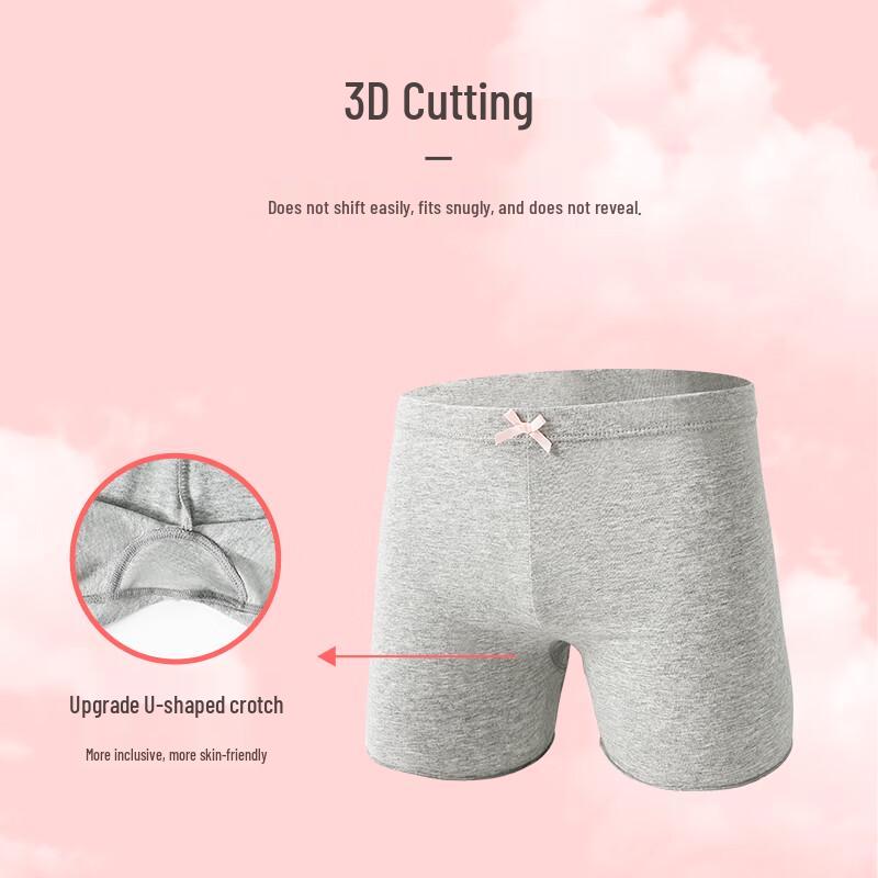 Хлопковые защитные шорты от натирания для девочек