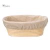 Овальная корзина для брожения теста из ротанга Puntos со скребком из ткани