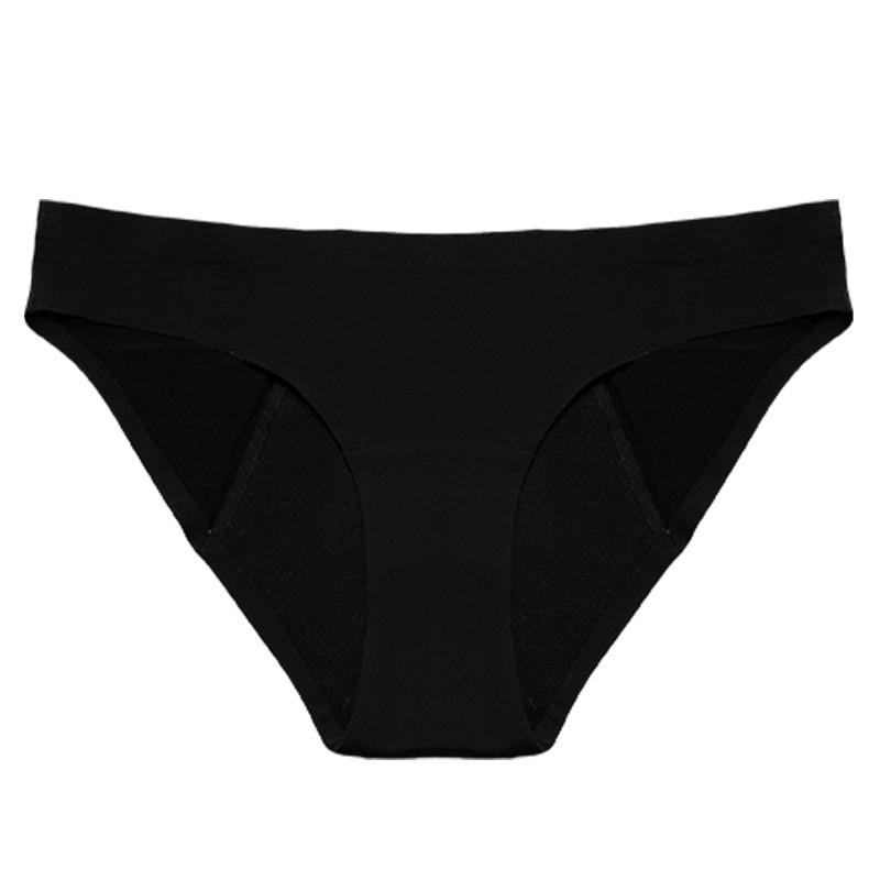 4-Layer Period Underwear Women Mid-Rise Leak-Proof Menstrual Panties With Quick-Absorbent Cotton-Lycra Blend