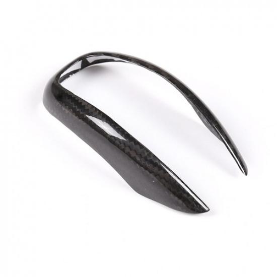 Real Carbon Fiber Gear Shift Head Cover Trim For Alfa Romeo Giulia Stelvio 17-20