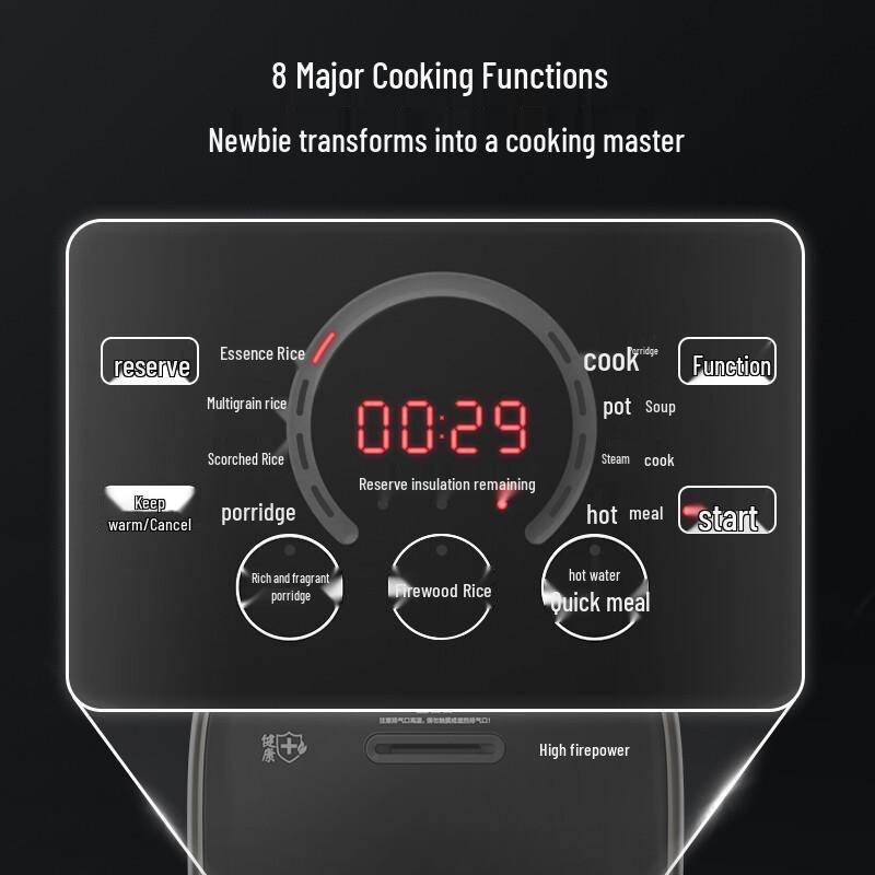 Midea Умная рисоварка Slim V Series 5L IH Pro, вилка CN (адаптер в комплекте)