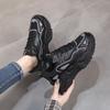 Женские легкие дышащие белые туфли Dad Shoes - универсальные повседневные спортивные кроссовки на толстой подошве 2024 года