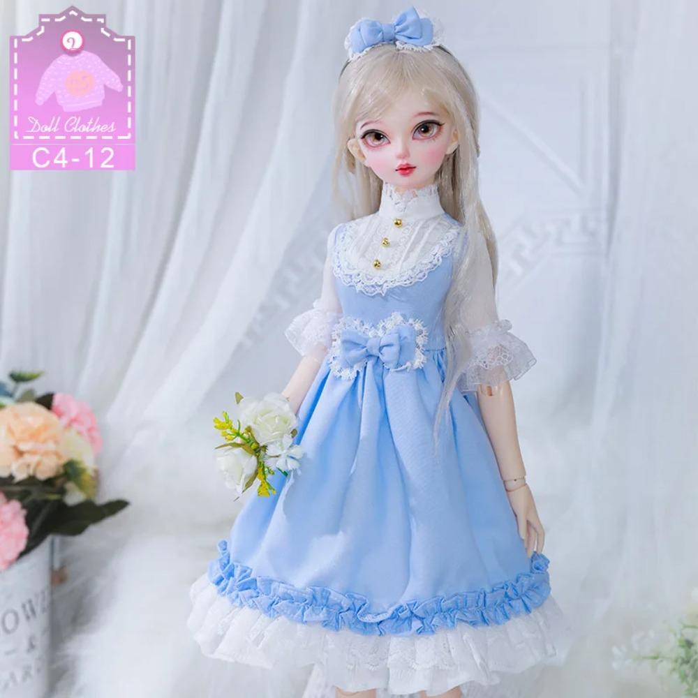 BJD LDS Девочка Cai 1/4 Одежда Большая грудь BJD Платье Красивые Аксессуары для Кукол для Женского тела Платье размера MSD