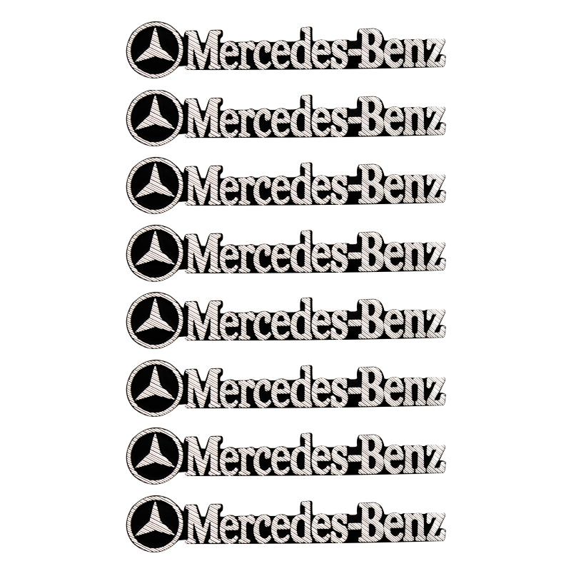 AAVN1 3D Aluminum Car Audio Speaker Decorate Badge Sticker Accessories For Mercedes Benz AMG A B C S Class CLA GLB W108 W124 W126 W140