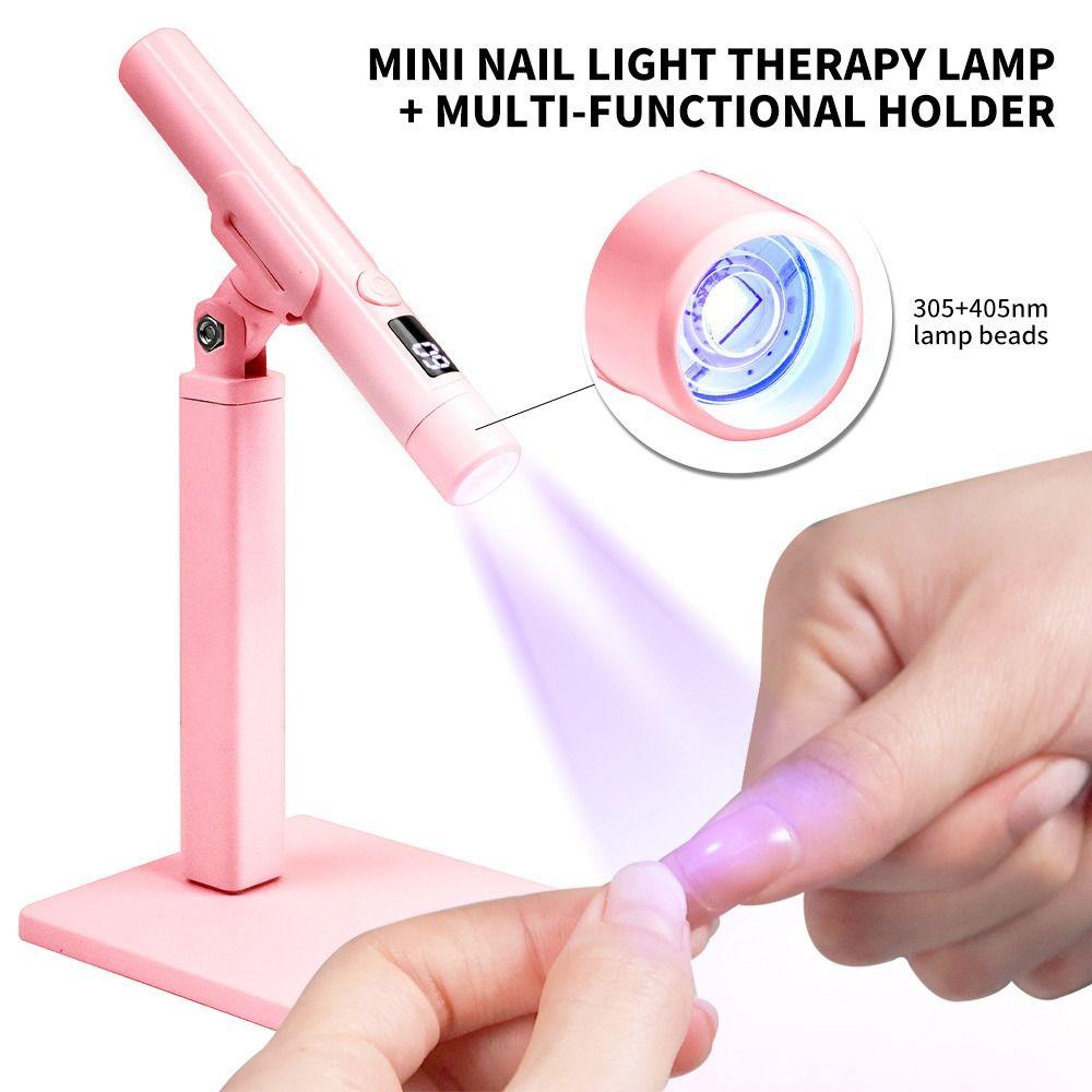 USB Nail Dryer Stand Lamp Quick Dry Mini UV Curing Light Gel Polish Dryer  DIY Nail Gel