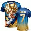 2026 Летняя Ретро Футболка Dragon Ball для Фитнеса Мужская Оверсайз 3D Печать Короткий Рукав Семейная Унисекс Детская Спортивная Футболка