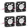 1pcs DC 5V/12V/24V 3D Printer Cooling Fan 40 X 40 X 10mm Mini 4010 Cooling Fan with 2 Pin Terminal for Hotend Extruder CPU Cooler