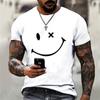 T-shirts Men Shirt Smiley Mens Shirts Smiley Print New Summer
